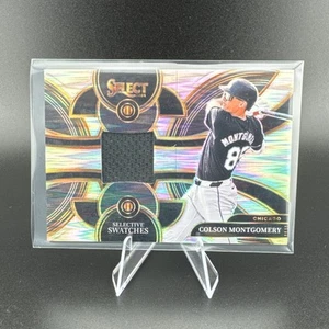 Colson Montgomery Swatches Patch Prizm SP 2024 Panini Select White Sox - Picture 1 of 3