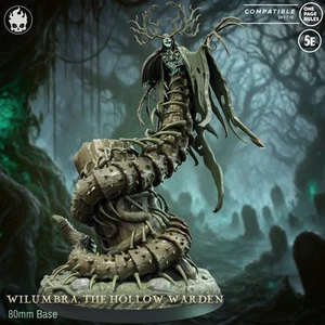 Wilumbra, the Hollow Warden | Fleshcraft | RPG D&D 3D Printed Miniature - Picture 1 of 1