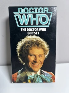 DOCTOR WHO 1st UK Final Target Books Gift Set Box Colin Baker Tom Baker RARE - Picture 1 of 17