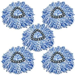 5x fregona para Vileda Turbo 2 en 1 EasyWring&Clean cabezales de fregona cabezal de repuesto cedro - Imagen 1 de 4