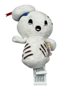 Peluche Hallmark Itty Bittys bianco tigre blu e rosso accento puff marshmallow LEGGI - Foto 1 di 8