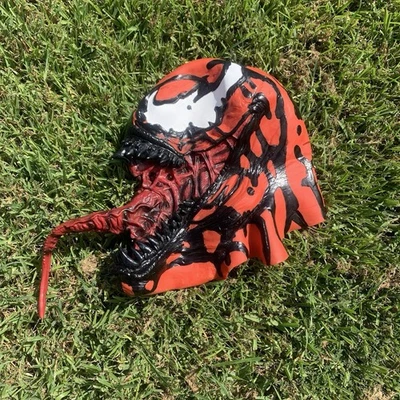 Marvel Carnage Mask Disguise 2012 Comic Latex Halloween Costume Cosplay RARE - Image 1 of 4