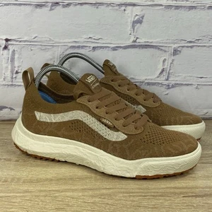 NEW Vans UltraRange VR3 Brown Knit Sneakers Women's 8 Men's 6.5 Cush Trail Shoes - Picture 1 of 9