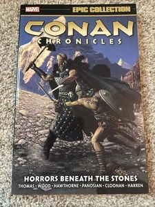 Conan Chronicles Epic Collection Vol 5 Horrors Beneath The Stones Marvel Comics - Foto 1 di 6