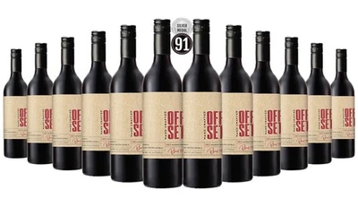 Off Set Shiraz 2023 12 x 750ml RRP$240 Free S/R - image 1 of 2