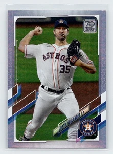 2021 Topps - Justin Verlander #112 Rainbow Foil Houston Astros - Picture 1 of 2