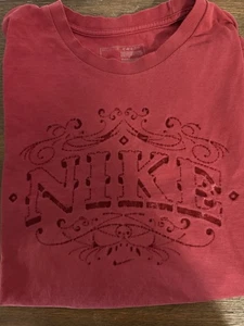 Nike T Shirt X-Large Red, Short Sleeve Vintage Look And Feel - Picture 1 of 4