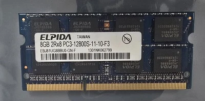  Elpida 670034-001 Elpida 8Gb Memory PC3-12800S DDR3    -1  Ref00365 - Image 1 of 2