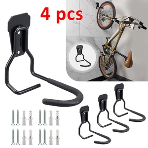 2/4er Pack Fahrrad Wandhalterung Gepäckträger Vertikal Fahrrad Aufhänger Haken Aufbewahrung Indoor Garage - Bild 1 von 16