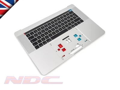 NEW MacBook Pro 15 A1707 Silver Palmrest & UK ENGLISH Keyboard inc Touch Bar - Image 1 of 3
