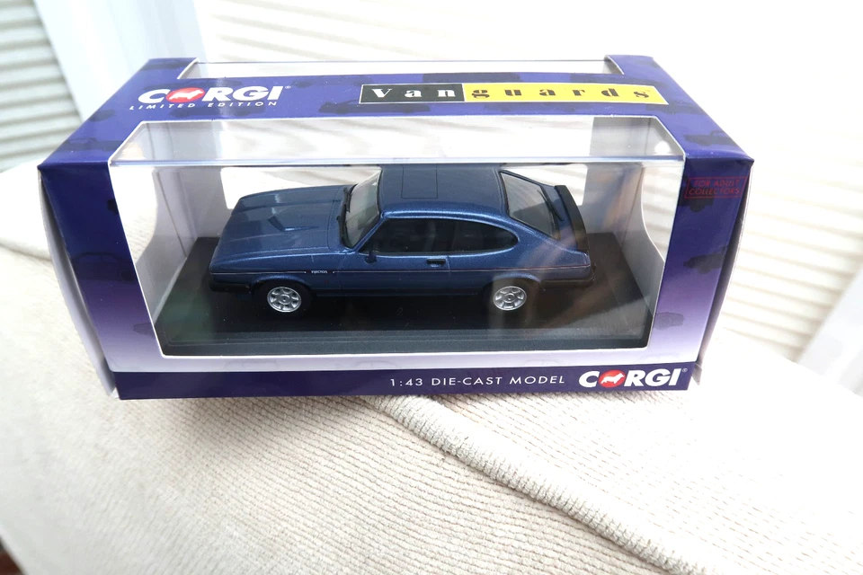 Corgi Vanguards Ford Capri Mk3 2.8 Injection Special in Paris Blue VA10822 1:43 - Image 1 of 1