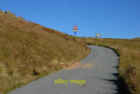 Photo 6x4 Mountain road approaching cattle grid Ffridd Dl-y-moch Marking c2010