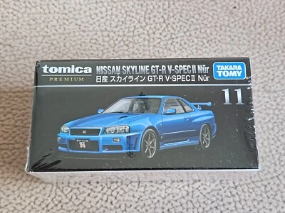 Tomy Tomica Premium No. 11 Nissan Skyline GT-R V-SPECII solo coche diecast R34 Foto 1 de 4