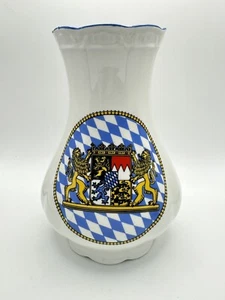 Weiße Porzellan Vase BAVARIA GERMANY KERAMIK 6" hoch - Bild 1 von 4