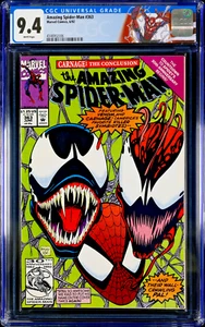 Amazing Spider-Man #363 (1992) CGC 9,4, ¡estuche como nuevo! ¡Etiqueta personalizada! ¡CARNAGE! ¡VENOM! - Imagen 1 de 2