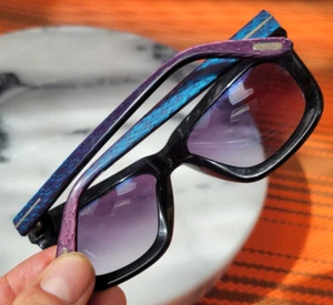 Tom Ford 'TF361-01A Celina' rechteckige Sonnenbrille schwarz flieder/irisierend Damen - Bild 1 von 22