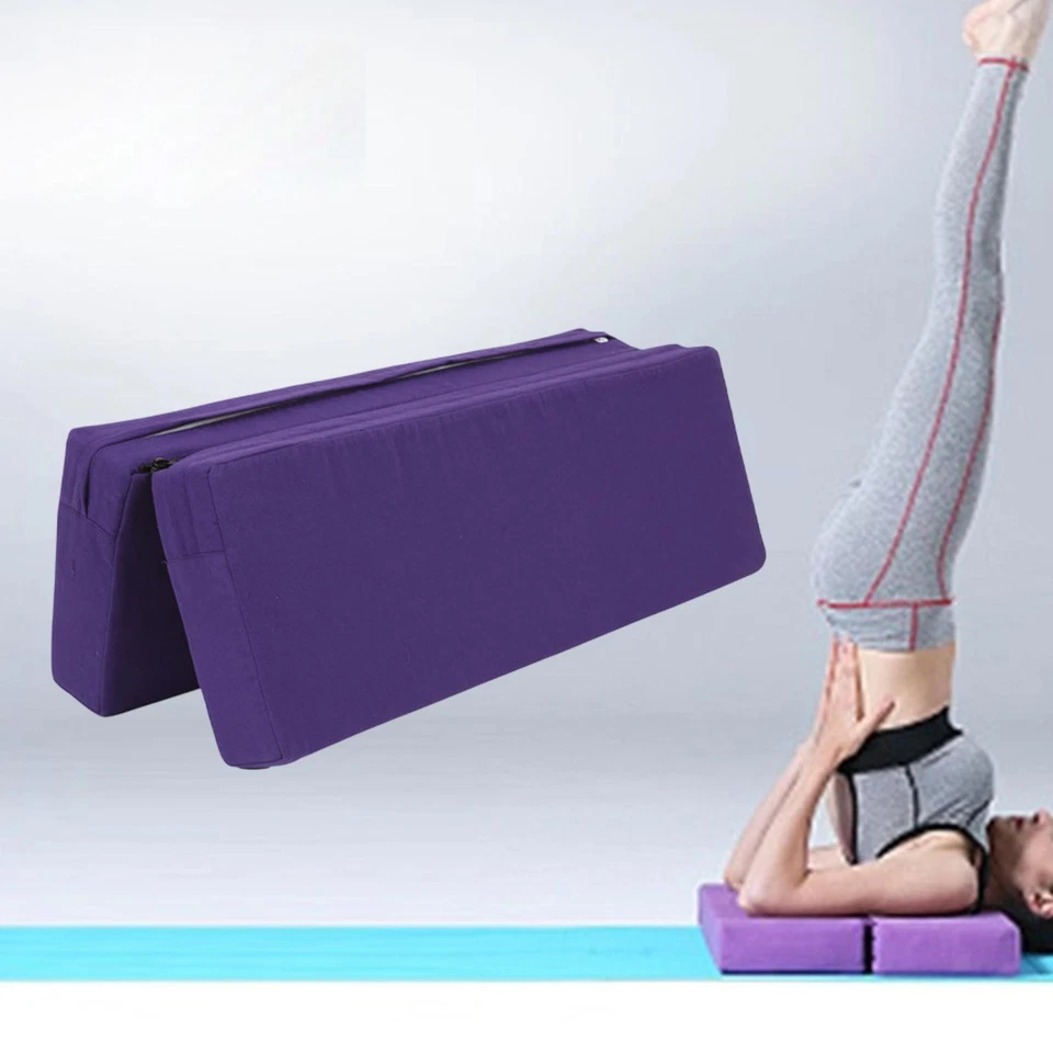 Almohada Plegable Yoga Refuerzo para Piernas Hogar Gimnasio Posturas Modificación Foto 1 de 1