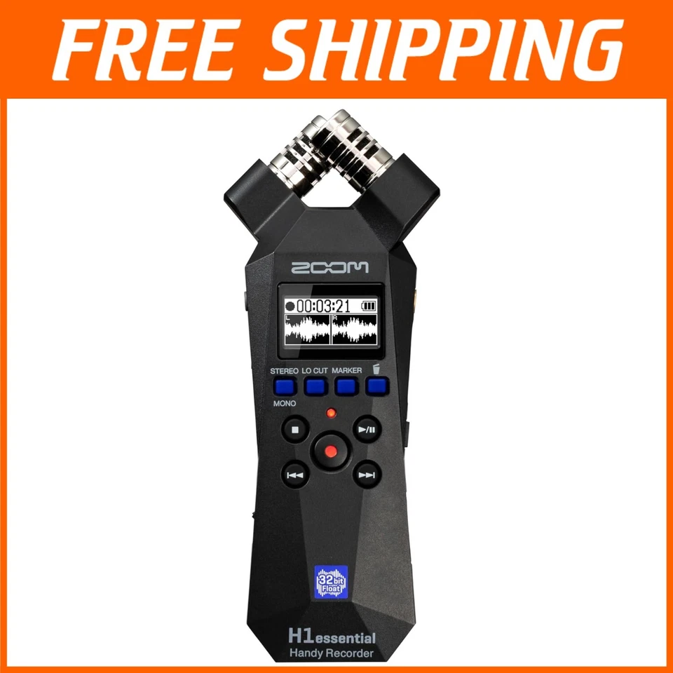 High-Quality Stereo Handy Recorder with Accessibility & Lightweight Design - Image 1 of 4