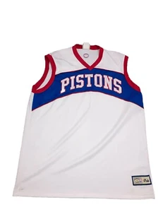 THROWBACK MAJESTIC HARDWOOD CLASSICS DETROIT PISTONS SHOOTING SHIRT SIZE XXL - Picture 1 of 3
