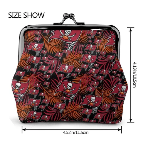 Tampa Bay Buccaneers Fans Coin Purse Full Print Change Purse Mini Lady Wallet Cover