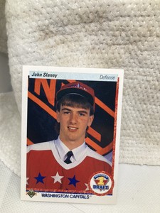 1990-91 Upper Deck Rookie John Slaney Washington Capitals #360