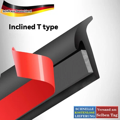AUTOXBERT 2m Autotürdichtung Gummidichtung Selbstklebend Dach Dichtband Kantendichtung