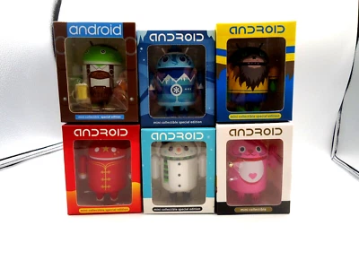 Andrew Bell Android lot of 6 Special ed Android figures-Werewolf,Octoberfest,etc - Image 1 of 4
