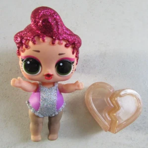 LOL Surprise Bubble Surprise Doll Tots - Rose/Argent Paillettes + Cœur brisé - Imagen 1 de 8