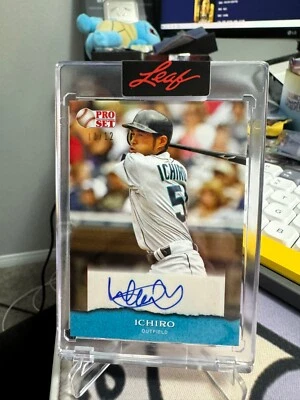 Ichiro Autographed 2022 Leaf Pro Set Auto 10/12 Mariners - Image 1 of 2