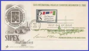 USA4 #1311 U/A ARTCRAFT 2 FDC SvSht SIPEX - Bild 1 von 1