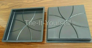 2 Stück Einfahrt Pflaster Terrasse Betonplatten Weg Garten Gehform - Bild 1 von 4