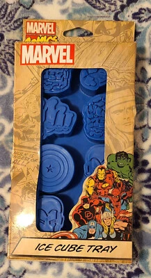 Marvel Comics "Super Heroes" Silicone Ice Cube Tray Loot Crate New - Image 1 of 4