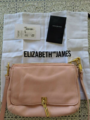 Elizabeth и James Cynnie замшевый микро сумка через плечо сумочка розовый $295 - Изображение 1 из 4