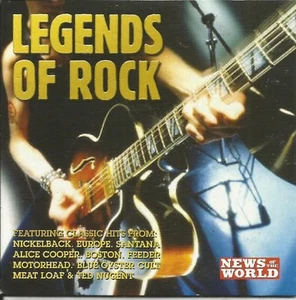 LEGENDS OF ROCK - VARIOUS ARTISTS - NoW PROMO MUSIC CD - Imagen 1 de 2