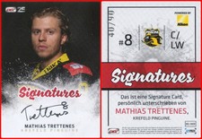 Mathias Trettenes * Krefeld Penguins * Signatures 40/90 * 2018-19 season * 18-19
