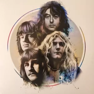 33 LP PICTURE DISC LED ZEPPELIN FROM L.A TO HEAVEN MEXICO FAN CLUB - Picture 1 of 2