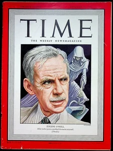 Revista Time 21 de octubre de 1946 Eugene O'Neill Artzybasheff cubierta - Imagen 1 de 3