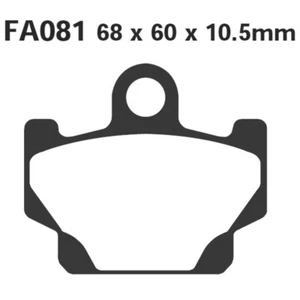 PASTILLAS DE FRENO EBC ORGANICAS YAMAHA RD125/350 -84. - Imagen 1 de 1