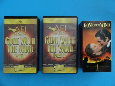 GONE WITH THE WIND - BLOCKBUSTER VIDEO AFI COLLECTION #4 CLAMSHELL CASES AND VHS - Image 1 of 4