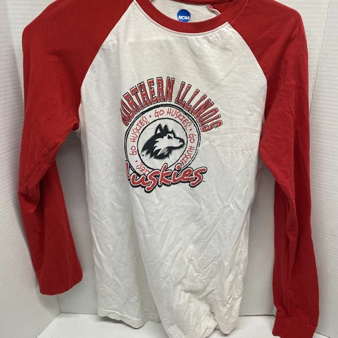 Northern Illinois Huskies NCAA Men's adidas Long Sleeve Shirt, Medium, NWT Cover