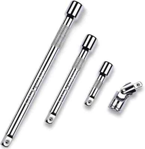 4 Piece 3/8 Inch Drive Extension Bar Set, 3/8 Inch Drive Socket Extension Set In - Picture 1 of 12