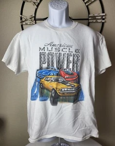 American Muscle Power Diamond Plate Lifestyle Classics Men's T Shirt Size L - Picture 1 of 3