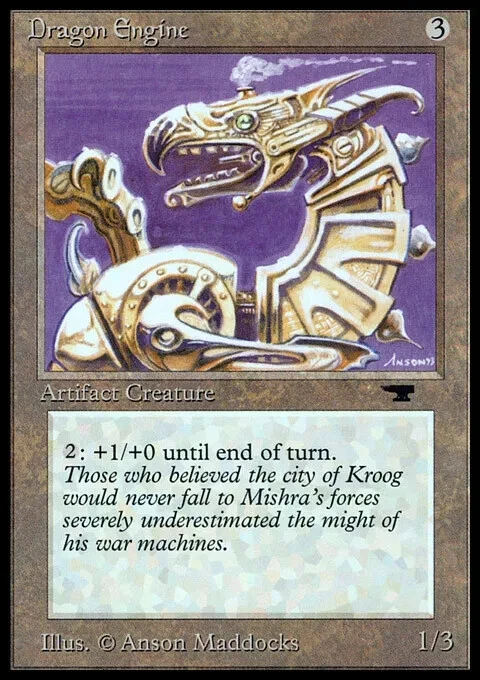 Dragon Engine SP Antiquities MTG Magic the Gathering Artifact English Card - Image 1 of 1