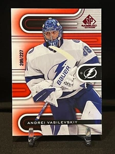 2022-23 SP Game Used Red 209/227 Andrei Vasilevskiy #69 - Picture 1 of 2