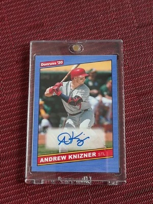 Andrew Knizner Donruss 2020 86 SIGNITURES Auto - Image 1 of 2
