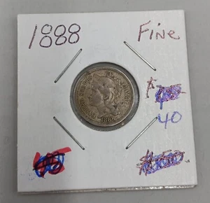 1888 3 Cent Extremely Fine - Picture 1 of 2