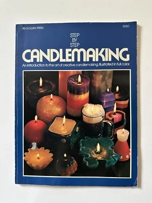 Candlemaking Step by Step 1972 Craft Project Technique Instruction Golden Press - Image 1 of 4