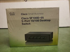 Cisco SF100D-05 10/100 Desktop Switch mit 5 Ports - Bild 1 von 5