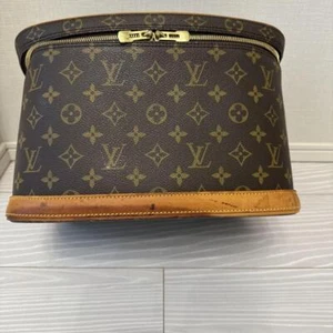 Louis Vuitton Nice Vanity Bag Monogram Brown Used - Picture 1 of 20