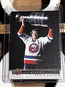 2020-21 SP Signature Edition Legends UD CANVAS LEGENDS DENIS POTVIN #C-13